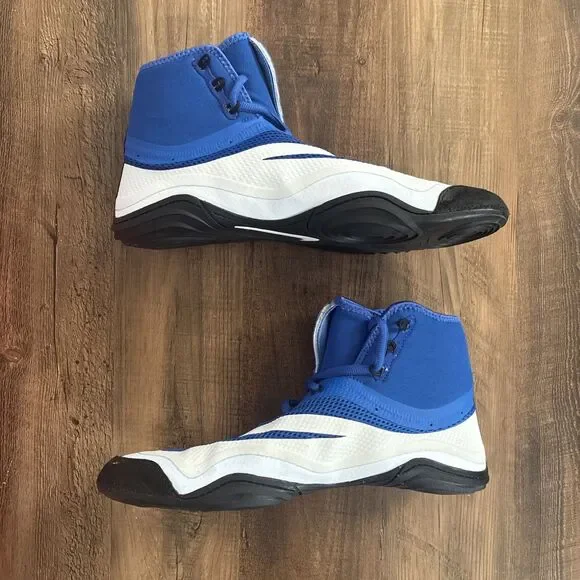 Nike Hypersweep Wrestling Shoes Men Size 11 Varsity Royal White Black 717175-410 Nike Hypersweep Wrestling Varsity Royal White-Black 717175  main image 4